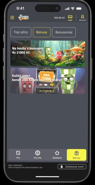 Seriózní Sazka online